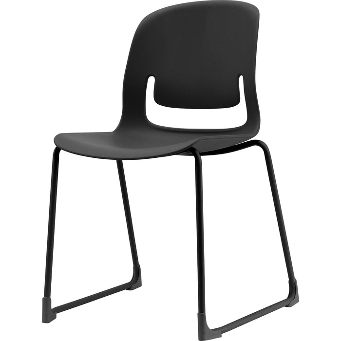 Palette Chair With Black Sled Frame