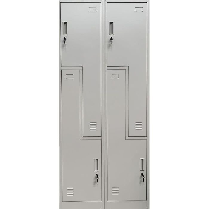 4 Door Bank Of 2 Step Locker