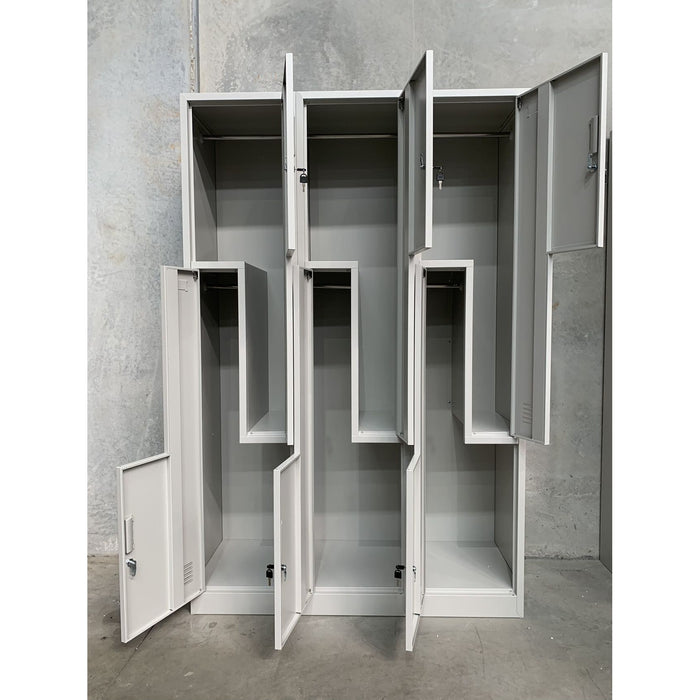 4 Door Bank Of 2 Step Locker