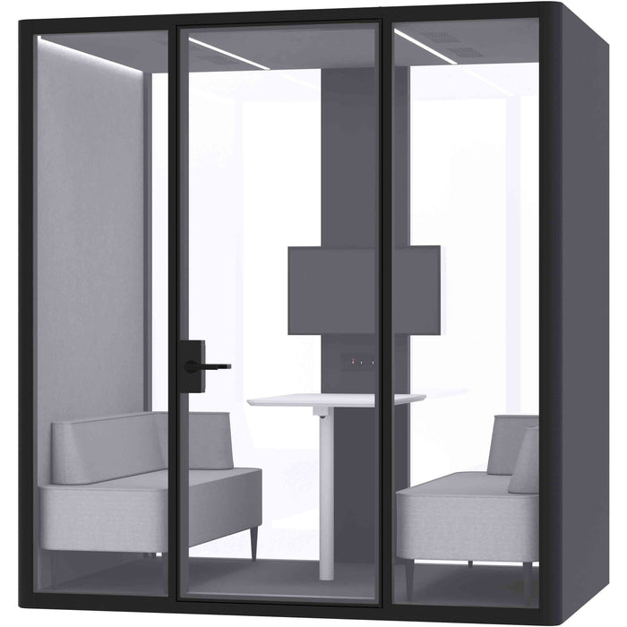 FocusHub - 2-4 Person Acoustic Phonebooth - Custom Colour (10 weeks lead time)