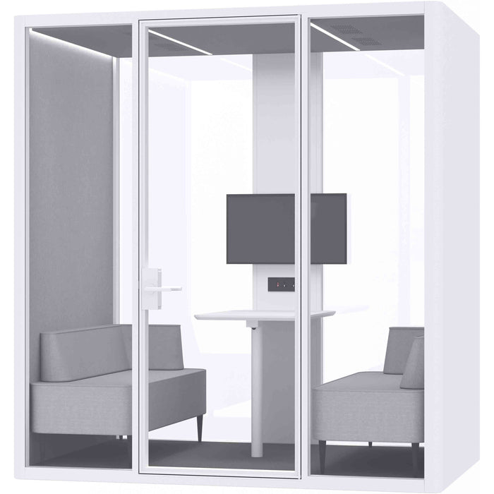 FocusHub - 2-4 Person Acoustic Phonebooth - Custom Colour (10 weeks lead time)