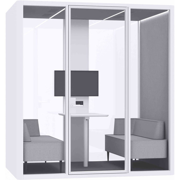 FocusHub - 2-4 Person Acoustic Phonebooth - Custom Colour (10 weeks lead time)