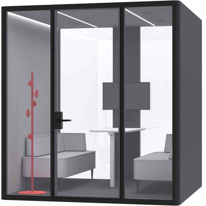 FocusHub - 2-4 Person Acoustic Phonebooth - Custom Colour (10 weeks lead time)