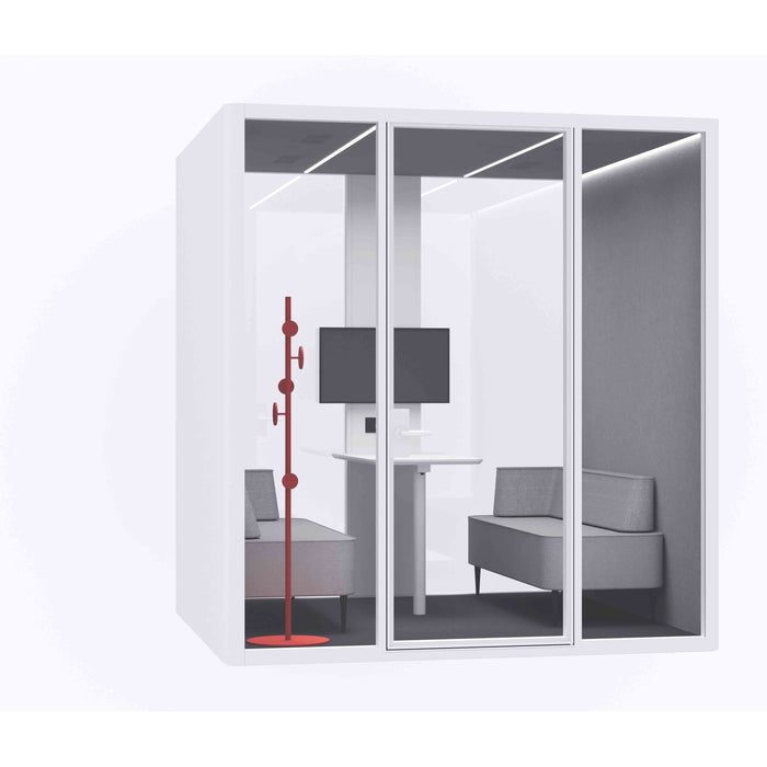 FocusHub - 2-4 Person Acoustic Phonebooth - Custom Colour (10 weeks lead time)