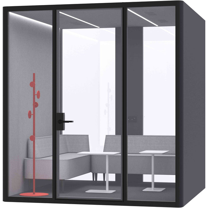 FocusHub - 2-4 Person Acoustic Phonebooth - Custom Colour (10 weeks lead time)