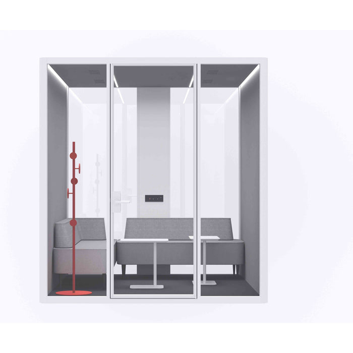 FocusHub - 2-4 Person Acoustic Phonebooth - Custom Colour (10 weeks lead time)