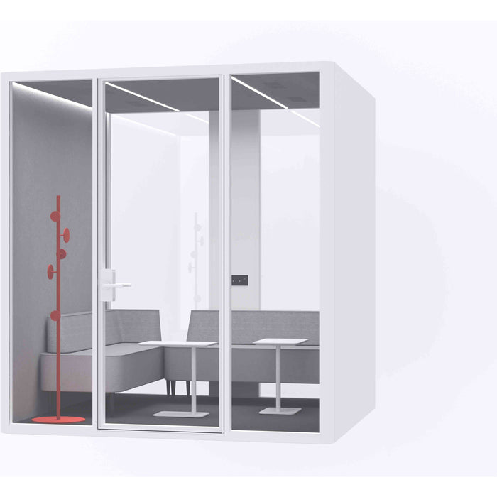 FocusHub - 2-4 Person Acoustic Phonebooth - Custom Colour (10 weeks lead time)