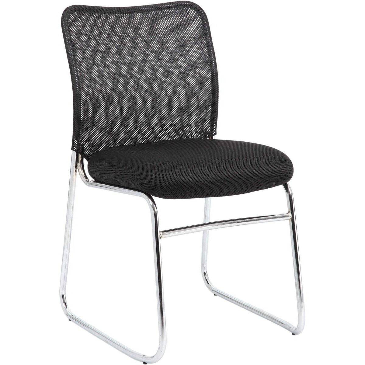 Mesh outlet stacking chairs