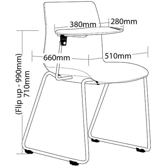 Pod Hospitality Chair - Sled Base