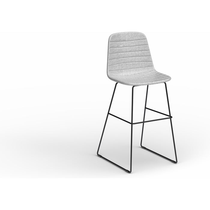 Sofia Barstool with Sled Powdercoated Base