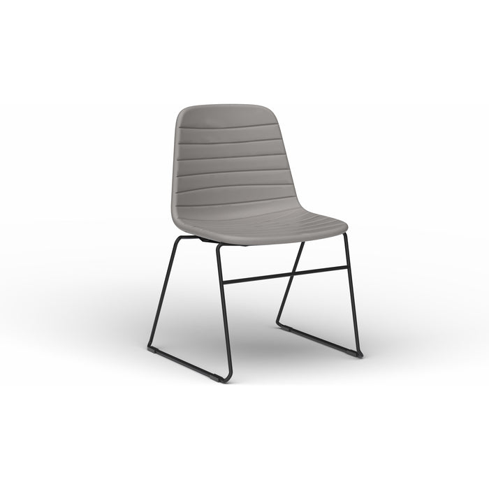 Sofia Chair with Sled Powdercoated Base