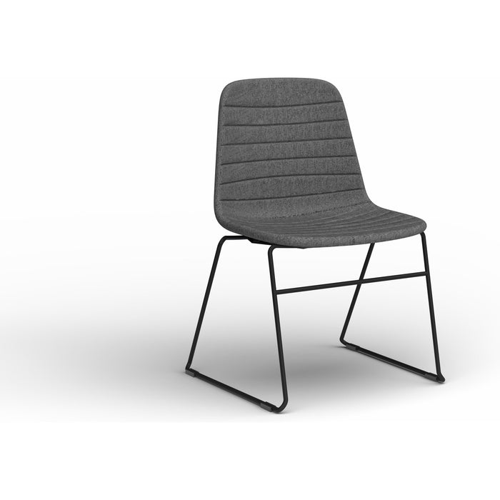 Sofia Chair with Sled Powdercoated Base