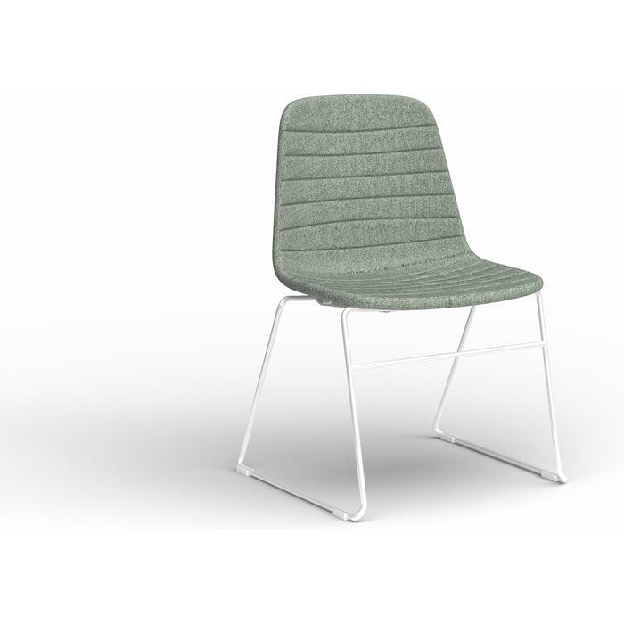 Sofia Chair with Sled Powdercoated Base