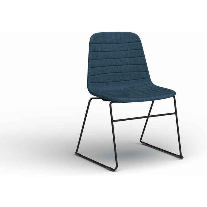 Sofia Chair with Sled Powdercoated Base