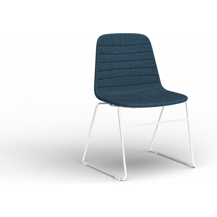 Sofia Chair with Sled Powdercoated Base