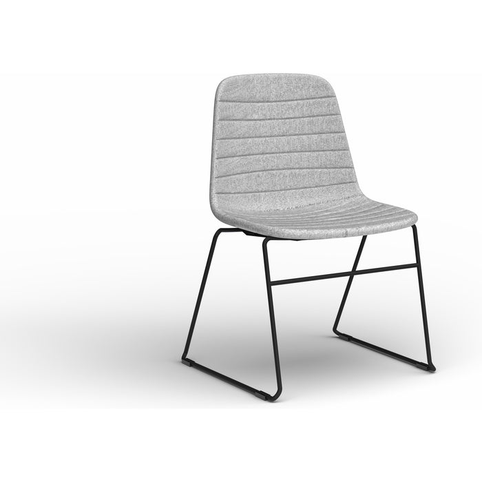 Sofia Chair with Sled Powdercoated Base