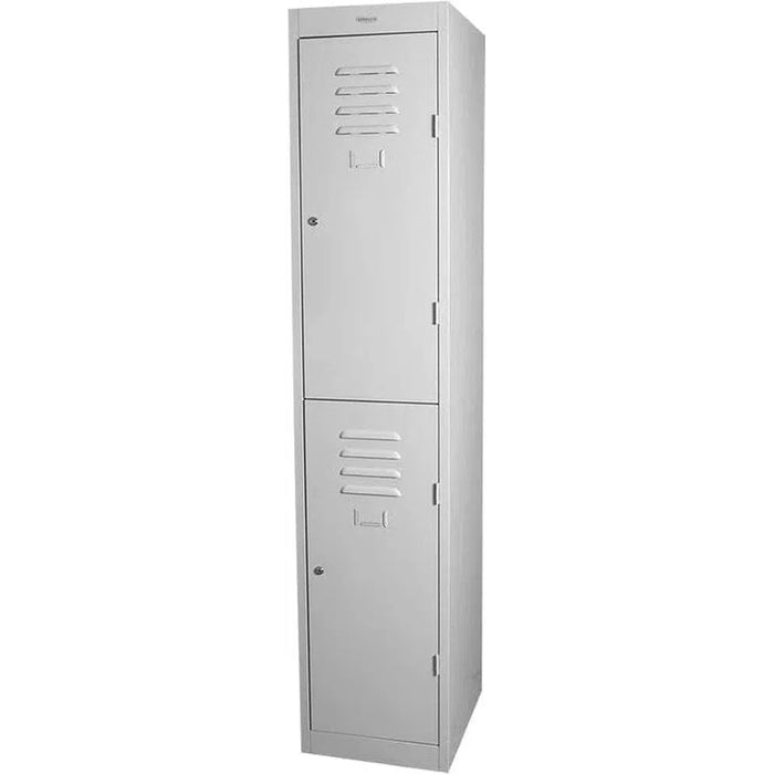 LC-02: STEELCO 2 Door Padlatch Locker - 1830H x 305W x 460D -  Grey **60 x in Male Change Room 0364 + 38 x in Female Change Room 0364