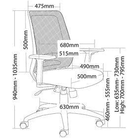 Trent Boardroom Mesh Chair