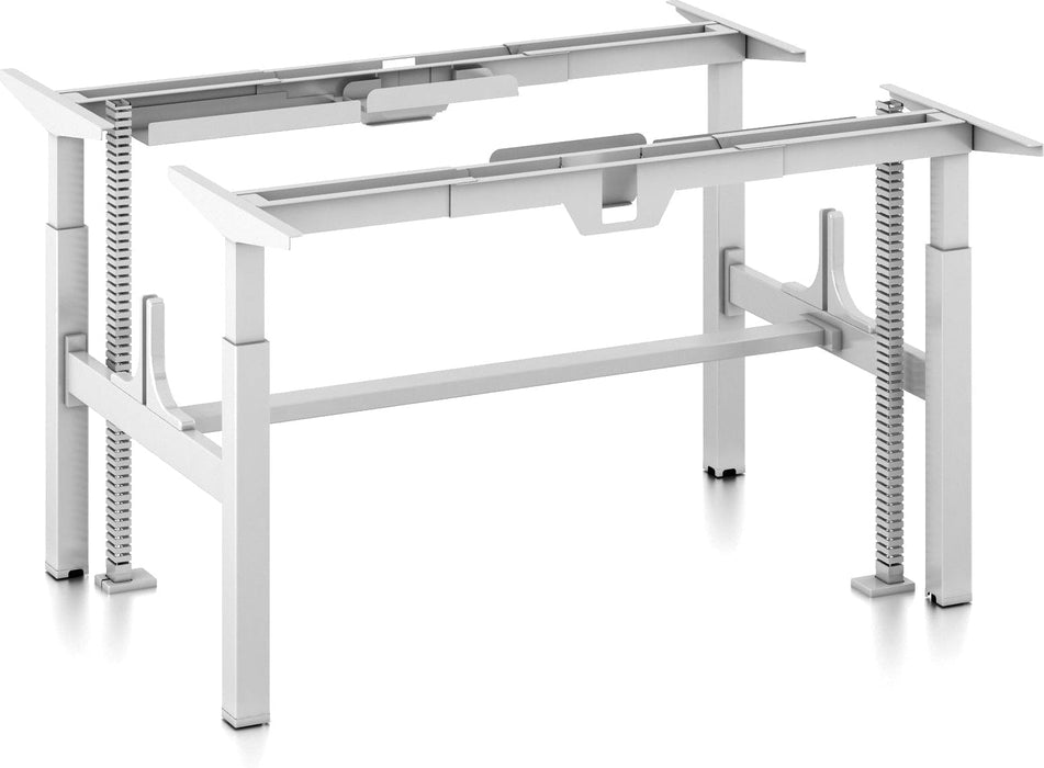 Auto Height Adjustable Twin Desk Frame - Double Motors