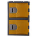 Heavy Duty Plastic Lockers 2 Tiers Third Height